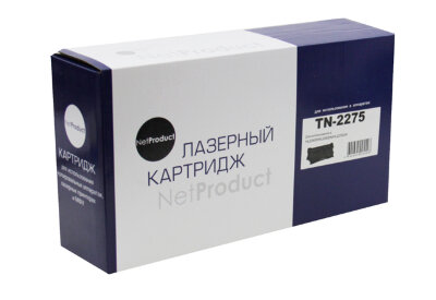 Тонер-картридж TN-2275 для Brother HL-2240R, 2240DR, 2250DNR, DCP-7060DR (2,6K), NetProduct