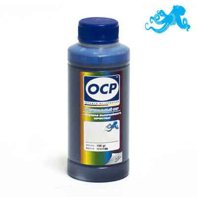 Чернила OCP CP115 Cyan pigment для картриджей Epson Dura, 100 gr