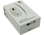Мышь проводная Logitech B100 белый, 1000 dpi, USB, кнопки